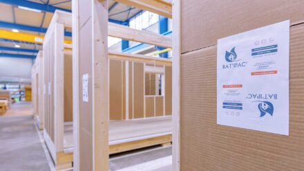 Construction extension bois atelier isolation IPAC