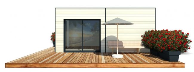 Mon Alvéole Espaces de vie indépendants écoresponsables et solidaires module 3D PMR Personne à mobilité réduite