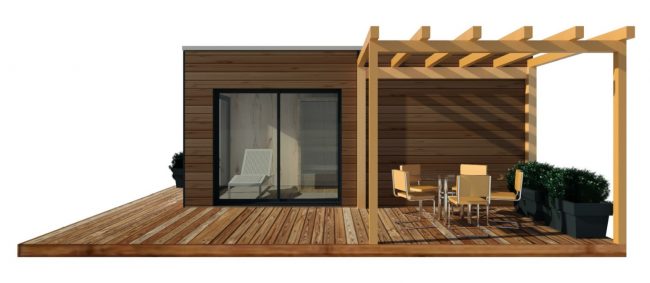 Mon Alvéole Espaces de vie indépendants écoresponsables et solidaires module 3D hammam sauna