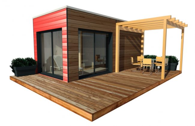 Mon Alvéole Espaces de vie indépendants écoresponsables et solidaires module 3D hammam sauna