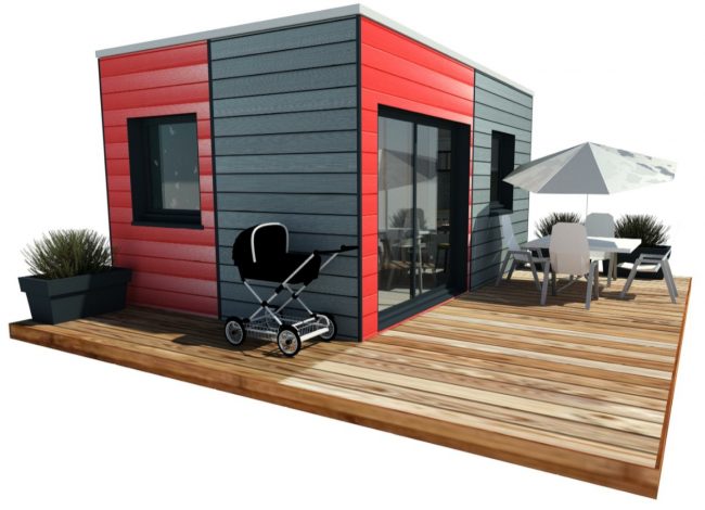 Mon Alvéole Espaces de vie indépendants écoresponsables et solidaires module 3D accueil jeunes enfants